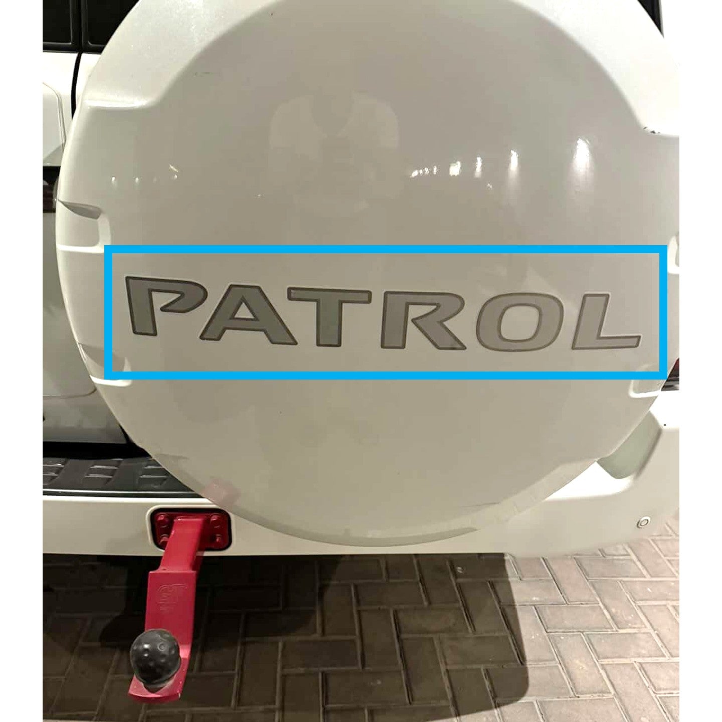 PATROL 2009 Spare Tyre Sticker - Nissan Patrol Y61 VTC GU
