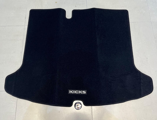 Nissan Kicks P15 Black Trunk Floor Mat with Logo