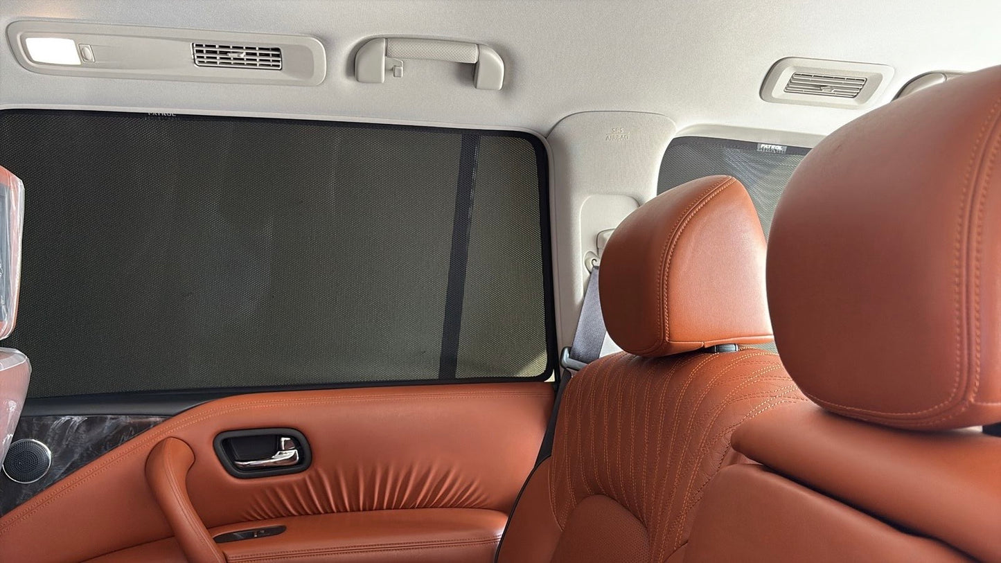 Magnetic Laser Sun Shades Kit - Nissan Patrol Y62