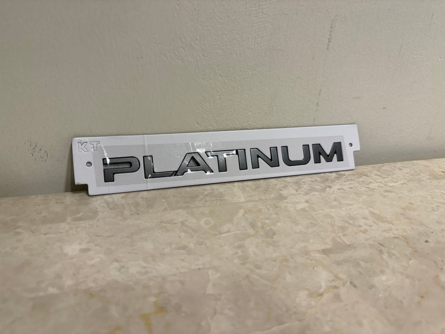 Platinum Emblem Badge - Nissan Patrol Y63