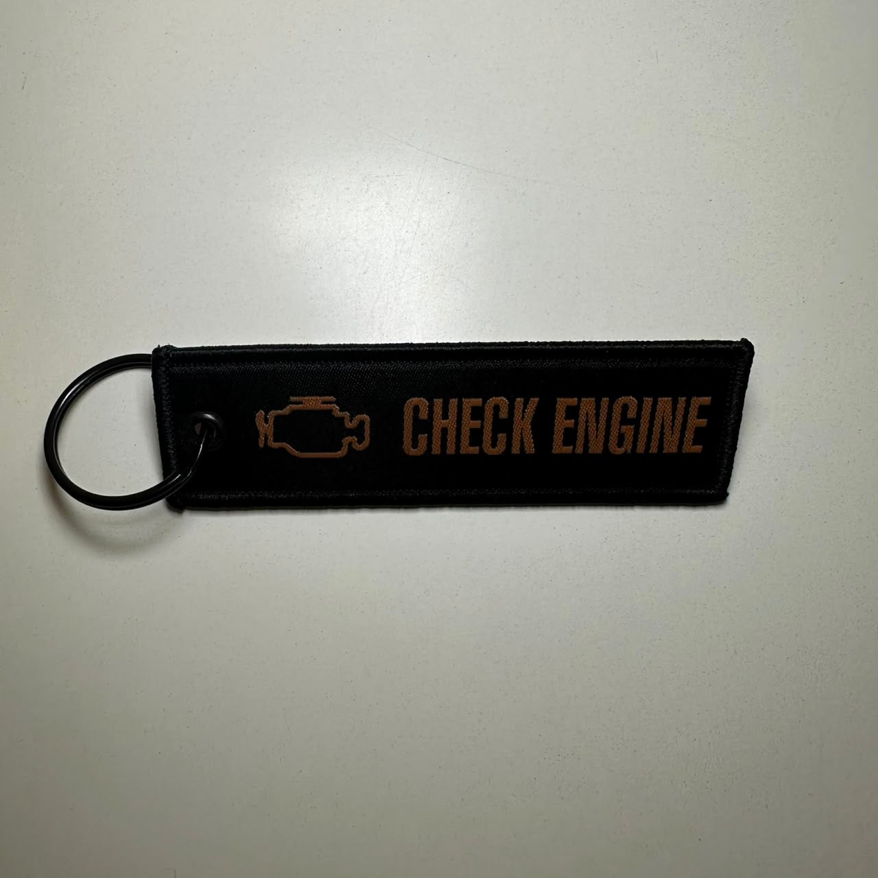 Check Engine Logo Key Chain