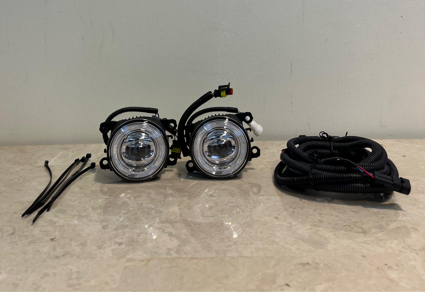 Halo DRL LED Fog Lights Nissan Patrol Y61 VTC GU