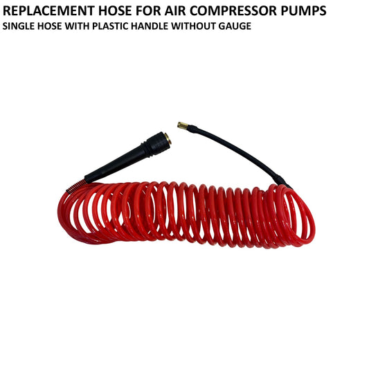 Replacement Hose for Air Compressor Pumps (Single hose without Gauge)