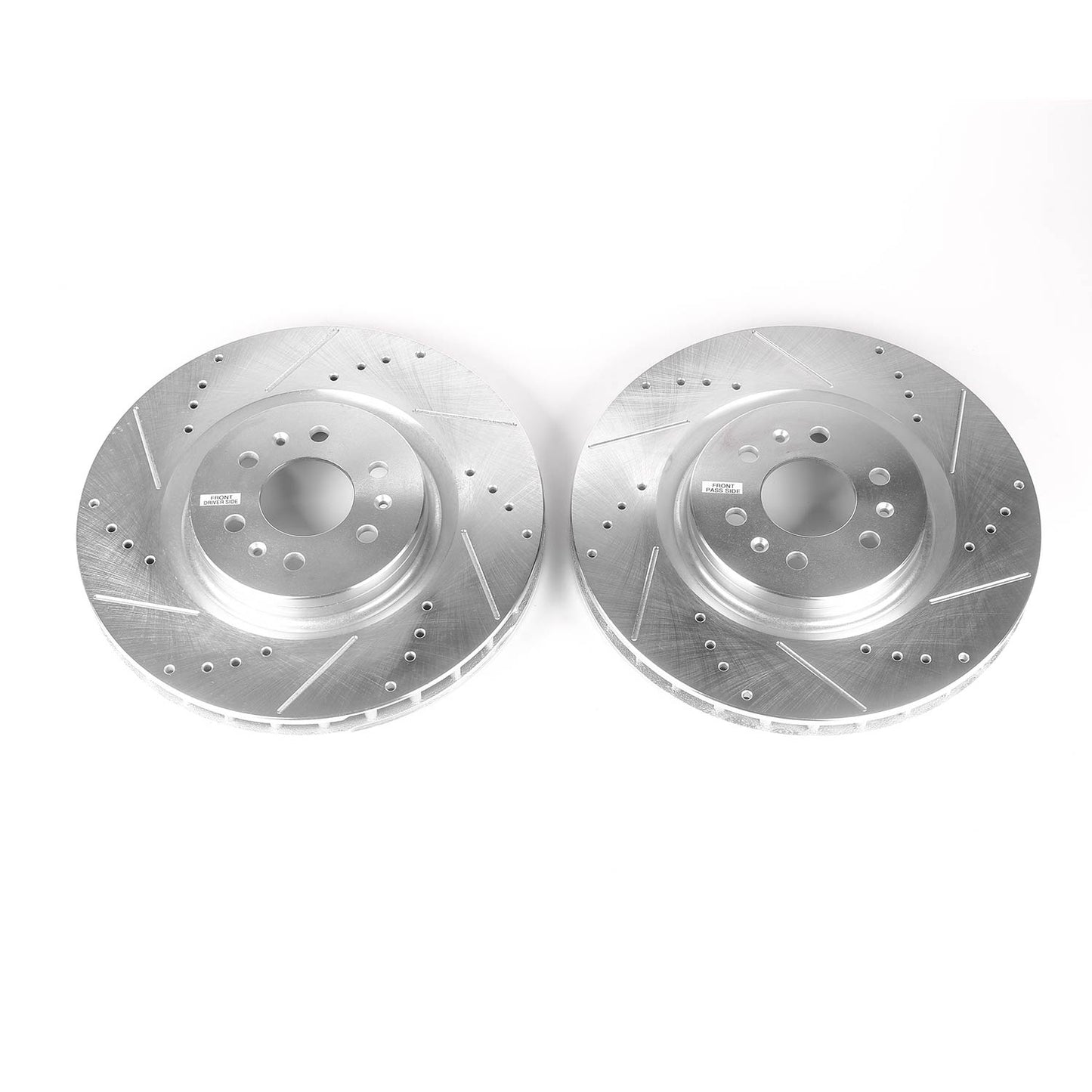 Front Drilled and Slotted Brake Disc Rotors by PowerStop Evolution AR82105XPR
