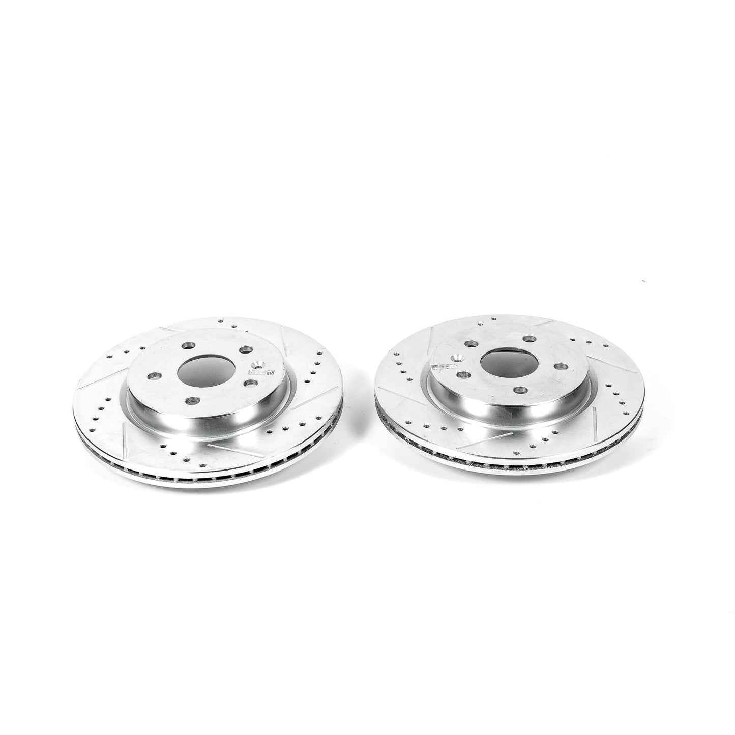 Chevrolet Camaro (2016-2024) - Rear Drilled and Slotted Brake Disc Rotors by PowerStop Evolution (Cadillac XTS CT6 Malibu Impala LS LT1) (AR82146XPR)