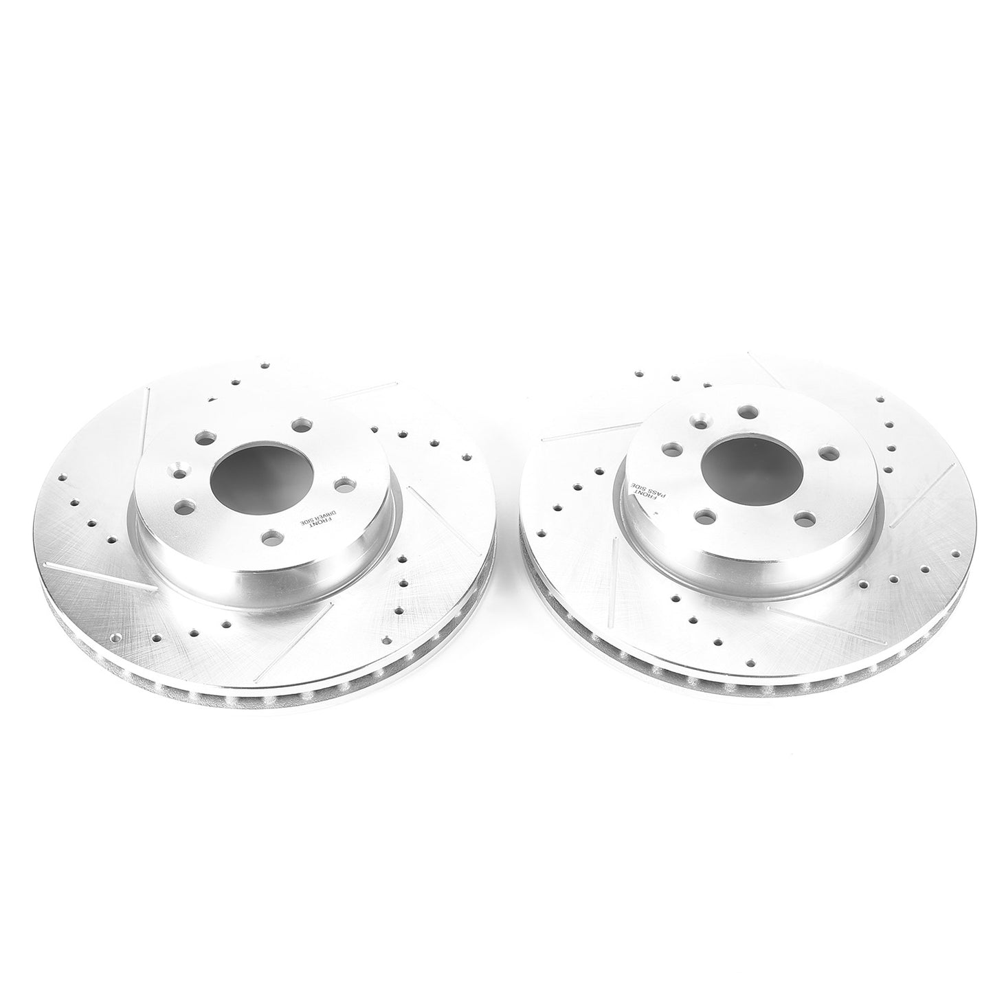 Cadillac ATS CT4-V 321mm Front Drilled and Slotted Brake Disc Rotors by PowerStop Evolution (AR82161XPR)