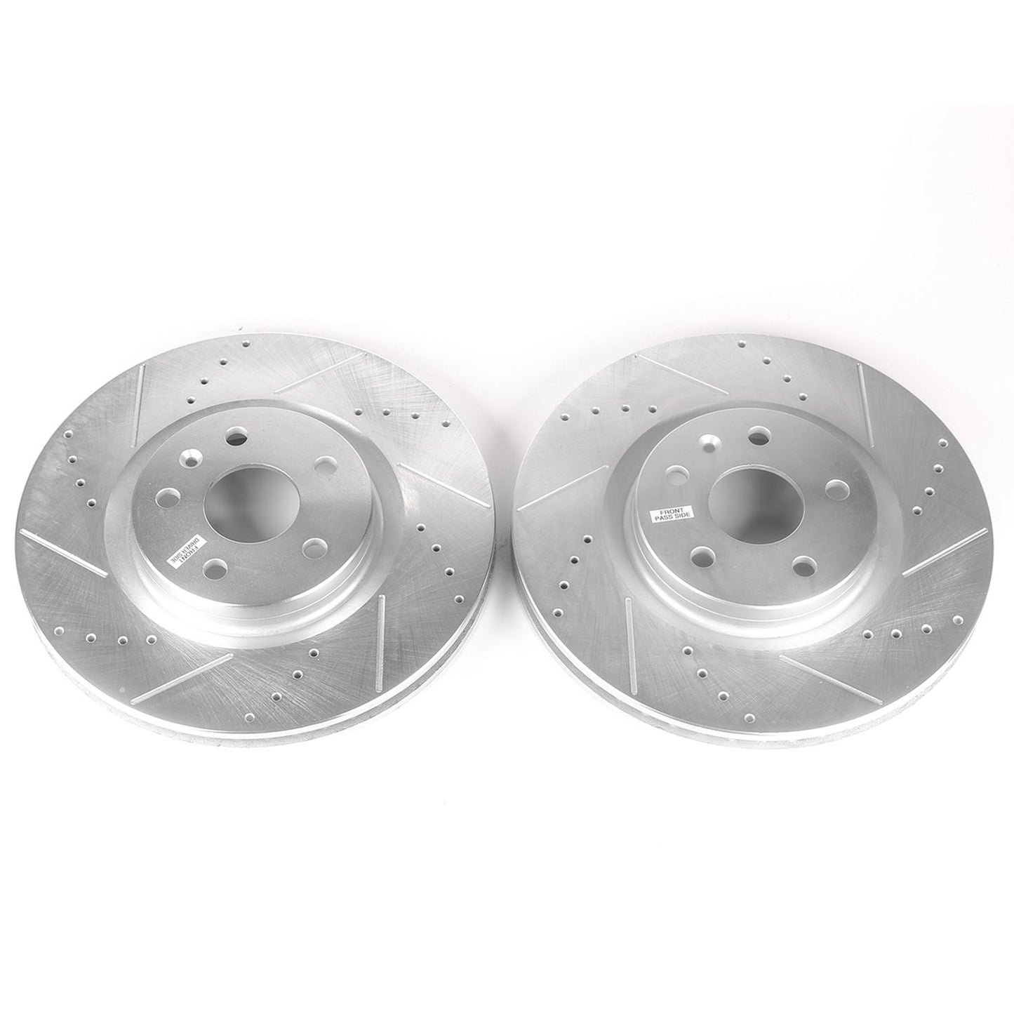 Front Drilled and Slotted Brake Disc Rotors by PowerStop Evolution AR82162XPR