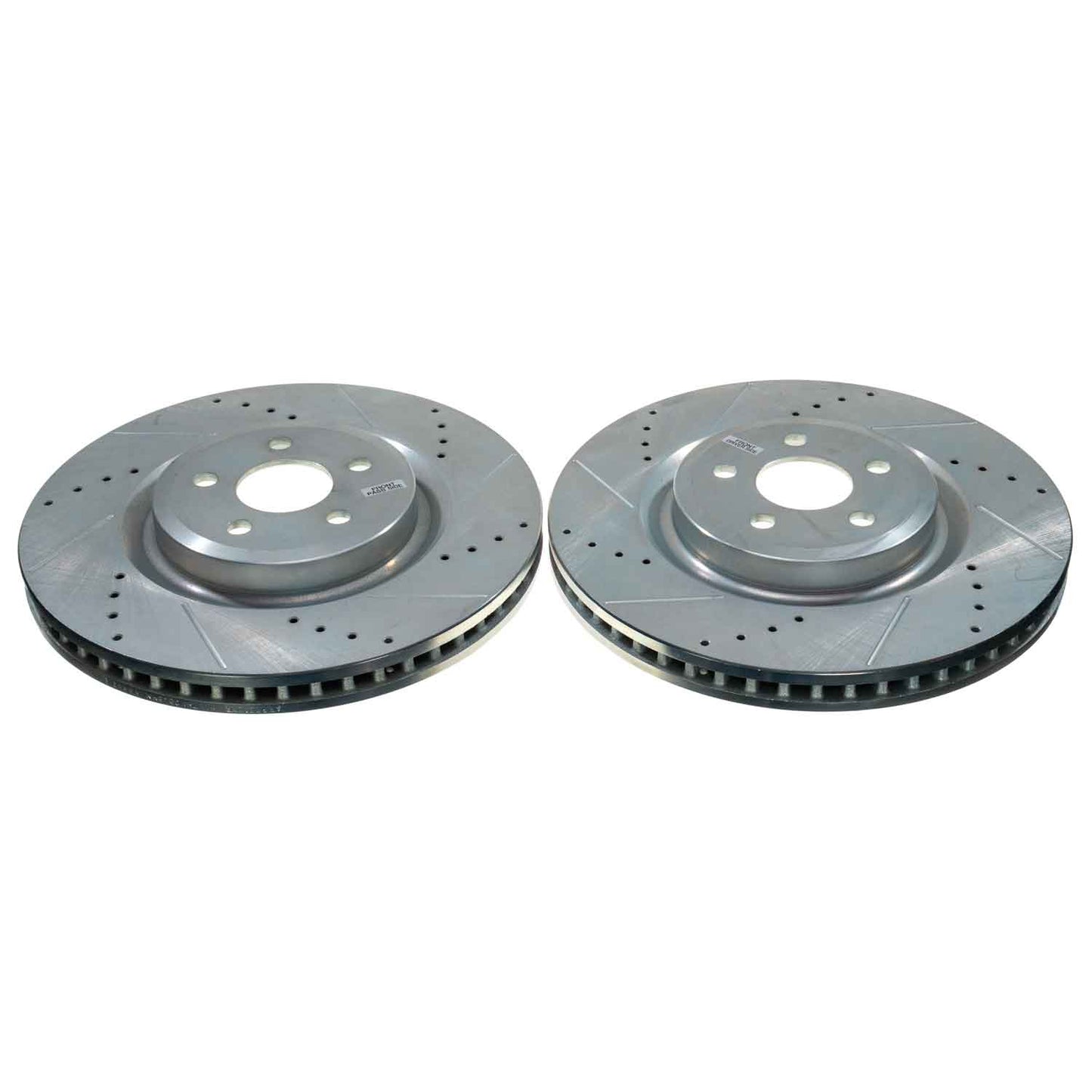 Front Drilled and Slotted Brake Disc Rotors by PowerStop Evolution AR85202XPR