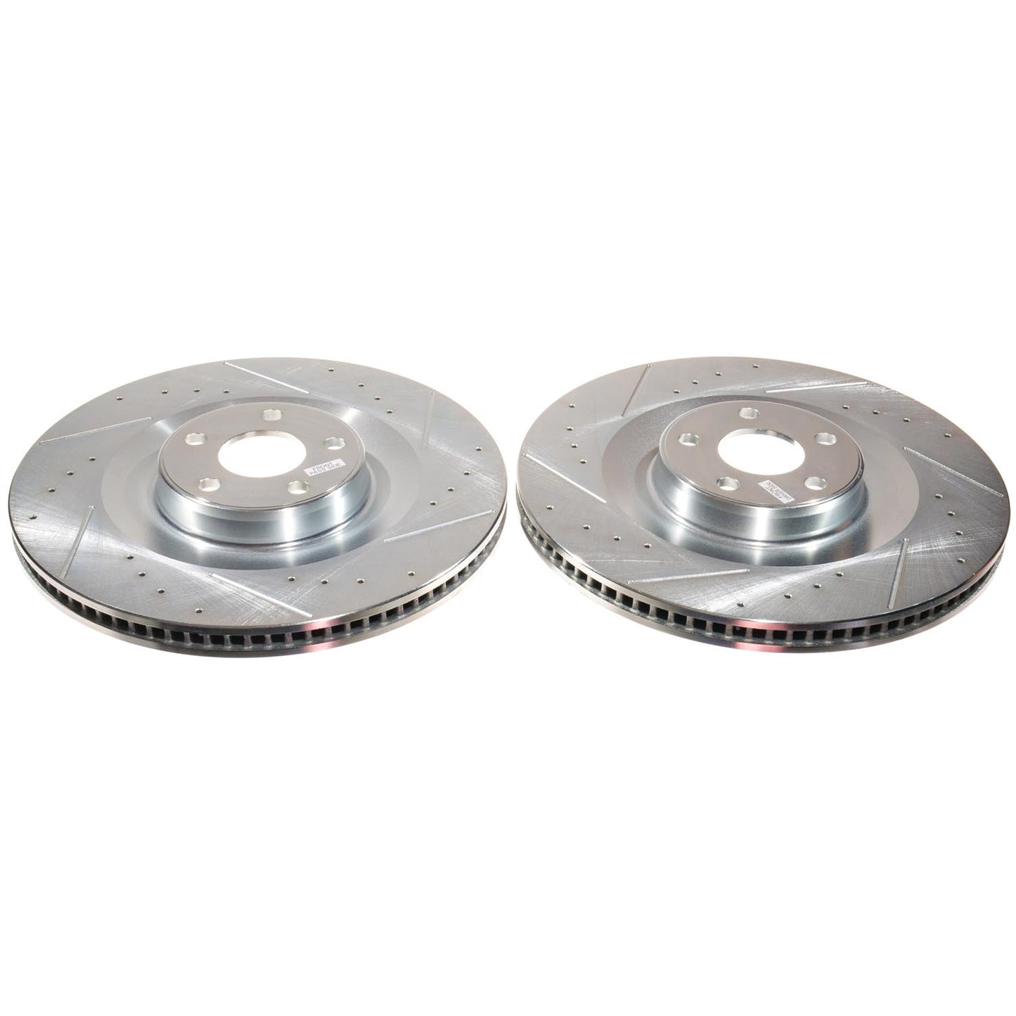 Front Drilled and Slotted Brake Disc Rotors by PowerStop Evolution AR85211XPR