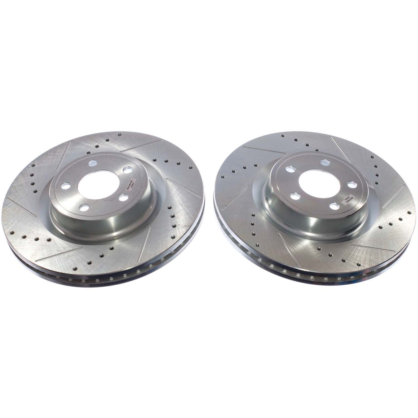 Front Drilled Slotted Brake Rotors PowerStop Evolution AR85220XPR