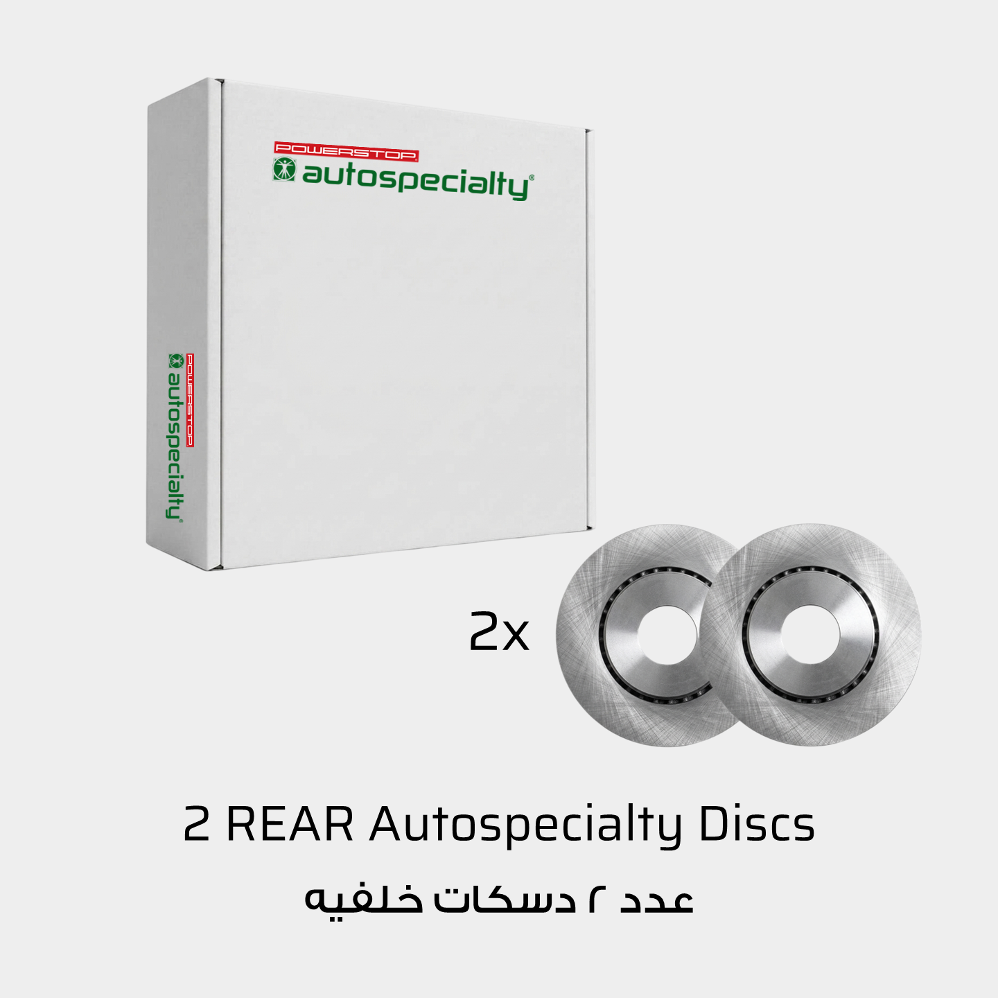 Rear 315x23mm Brake Disc Rotors PowerStop Autospecialty AR82146