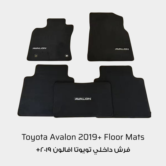 Toyota Avalon 2019+ Luxury Black Floor Mats