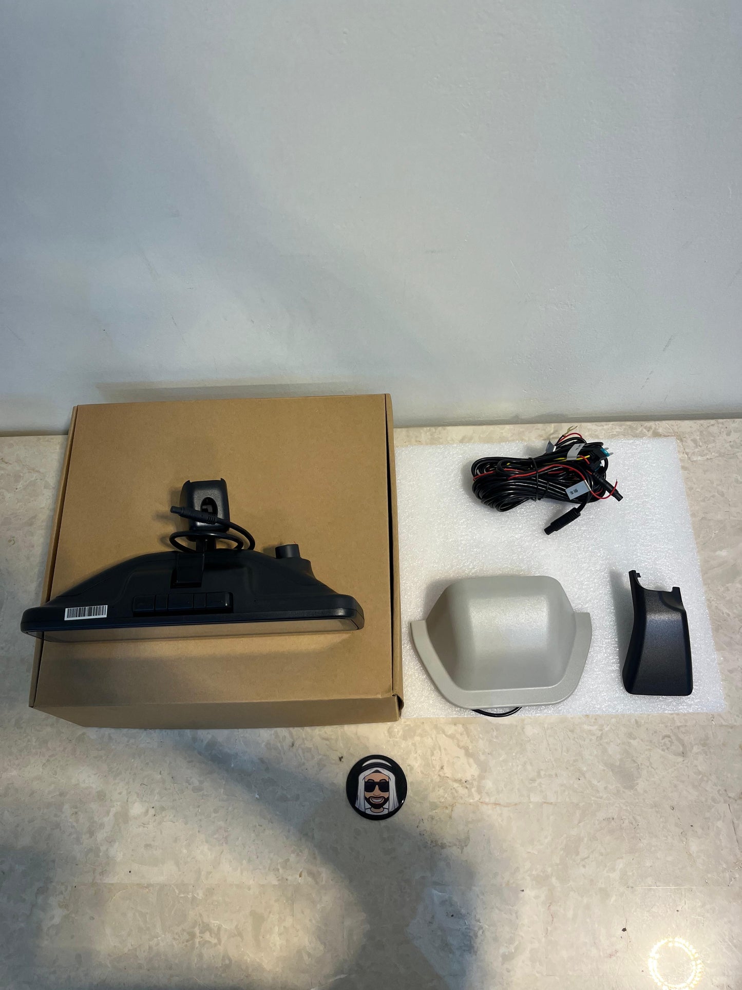 Smart Digital Rear View Live Mirror with front camera recording Nissan Patrol Y62