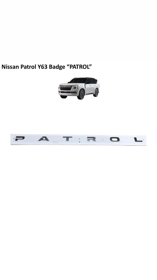 PATROL Emblem Badge - Nissan Patrol Y63
