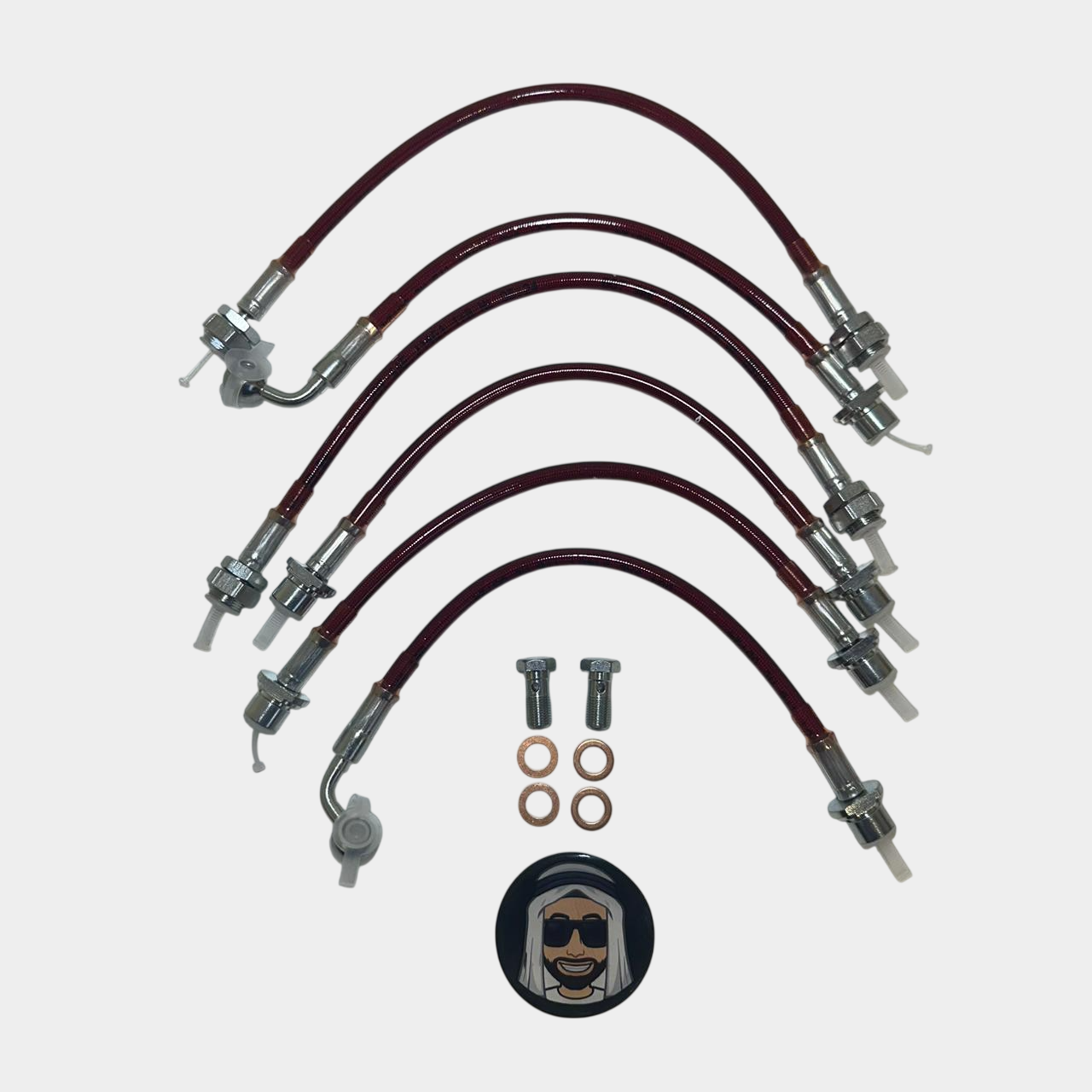 Stainless Steel Brake Hose Kit by PowerStop BH00401