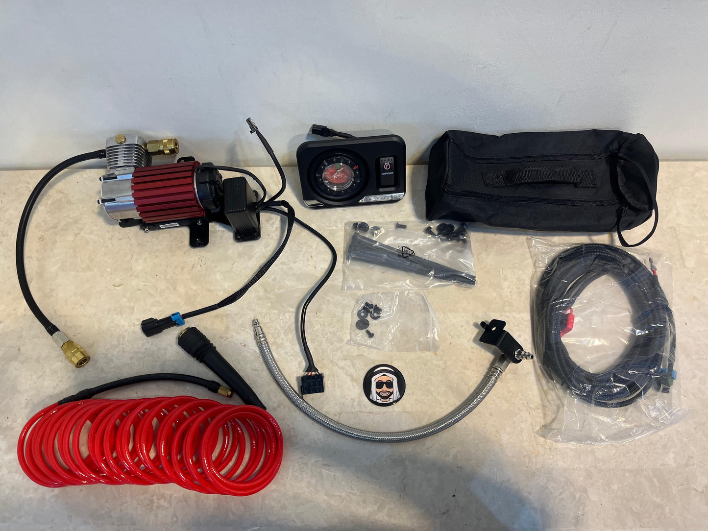 Falcon Integrated Air Compressor Tyre Inflator Pump -  Nissan Patrol Y61 VTC GU