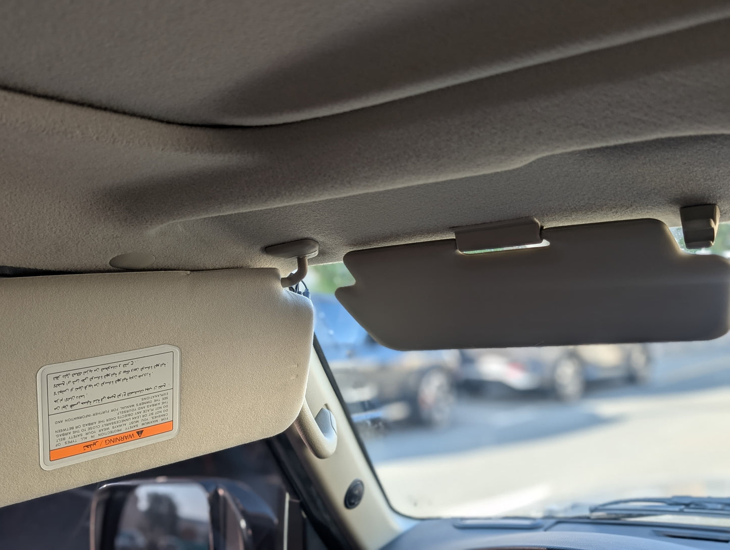 Double Sun Visor Set with Mirror and Light Nissan Patrol Y61 VTC GU