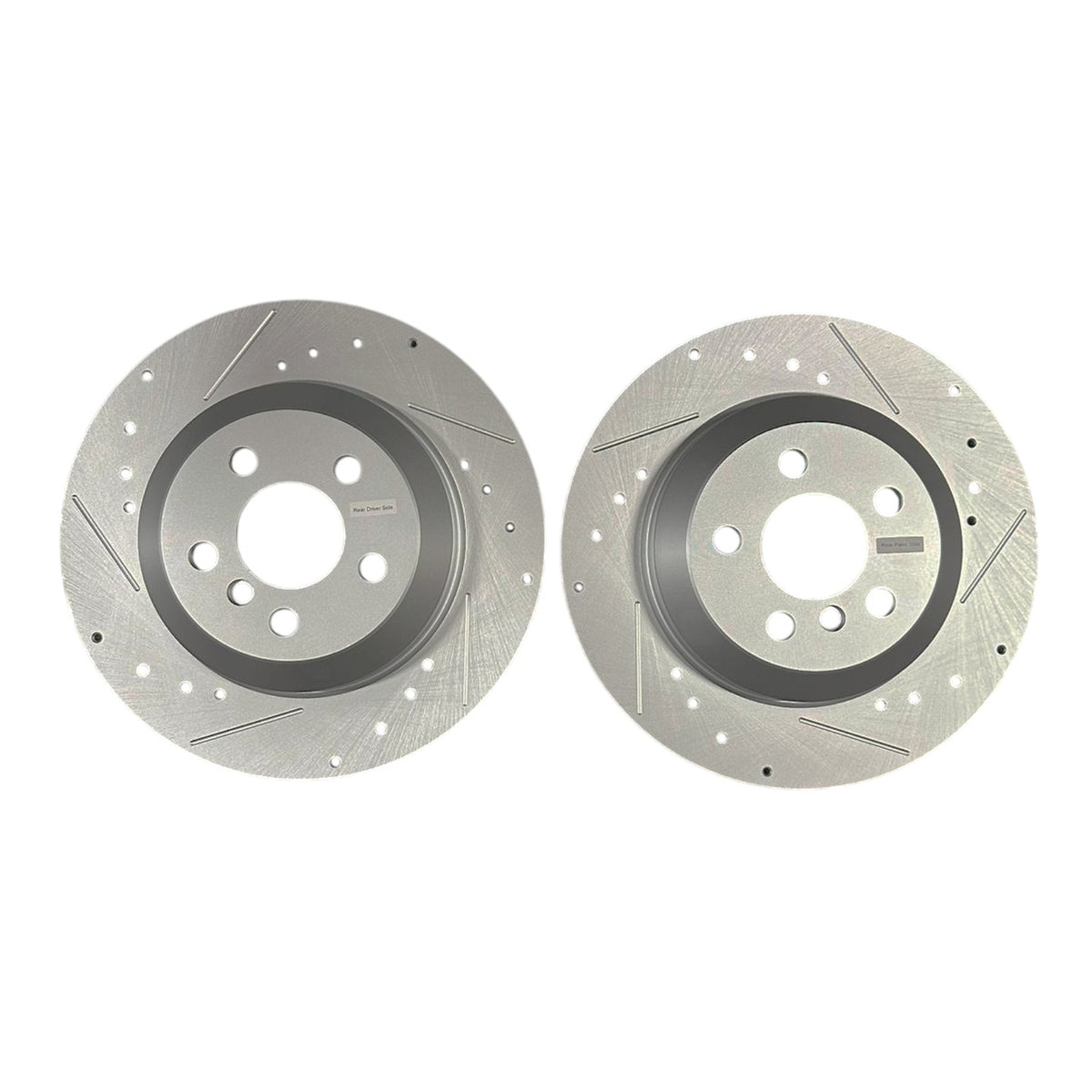 Rear 330x20mm Drilled Slotted Brake Rotors PowerStop Evolution CBR6355XPR