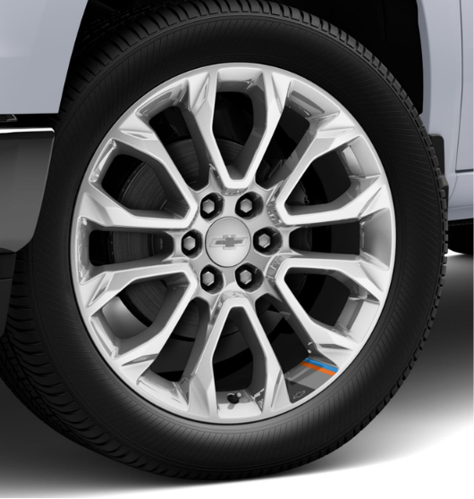 Chafar Edition Rim Styling Decals Set - Chevrolet Silverado 22" Rims