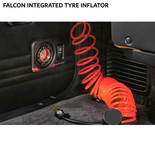 Falcon Integrated Air Compressor Tyre Inflator Pump -  Nissan Patrol Y61 VTC GU