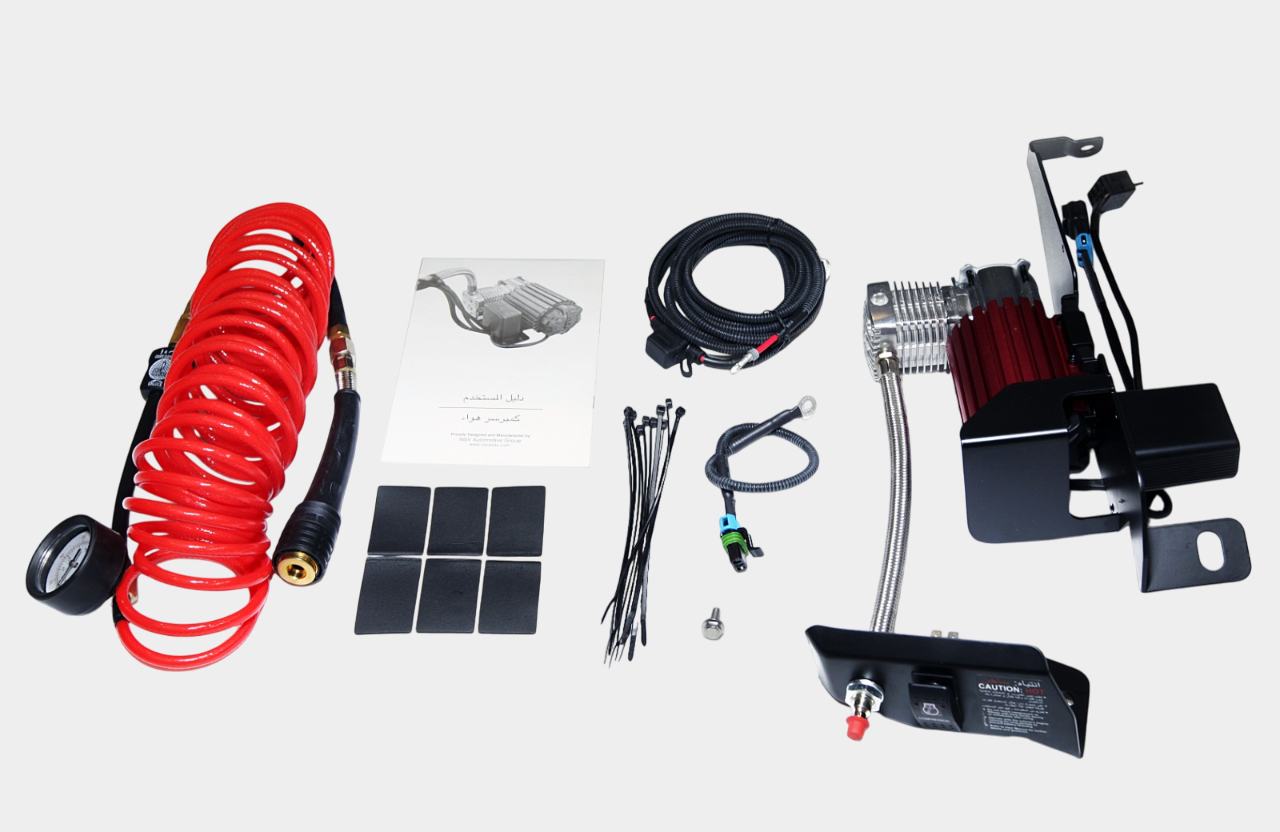 LC70 On-Board Air Compressor Tyre Inflator Pump Toyota Land Cruiser 78 & 79 Series Dual-Cab