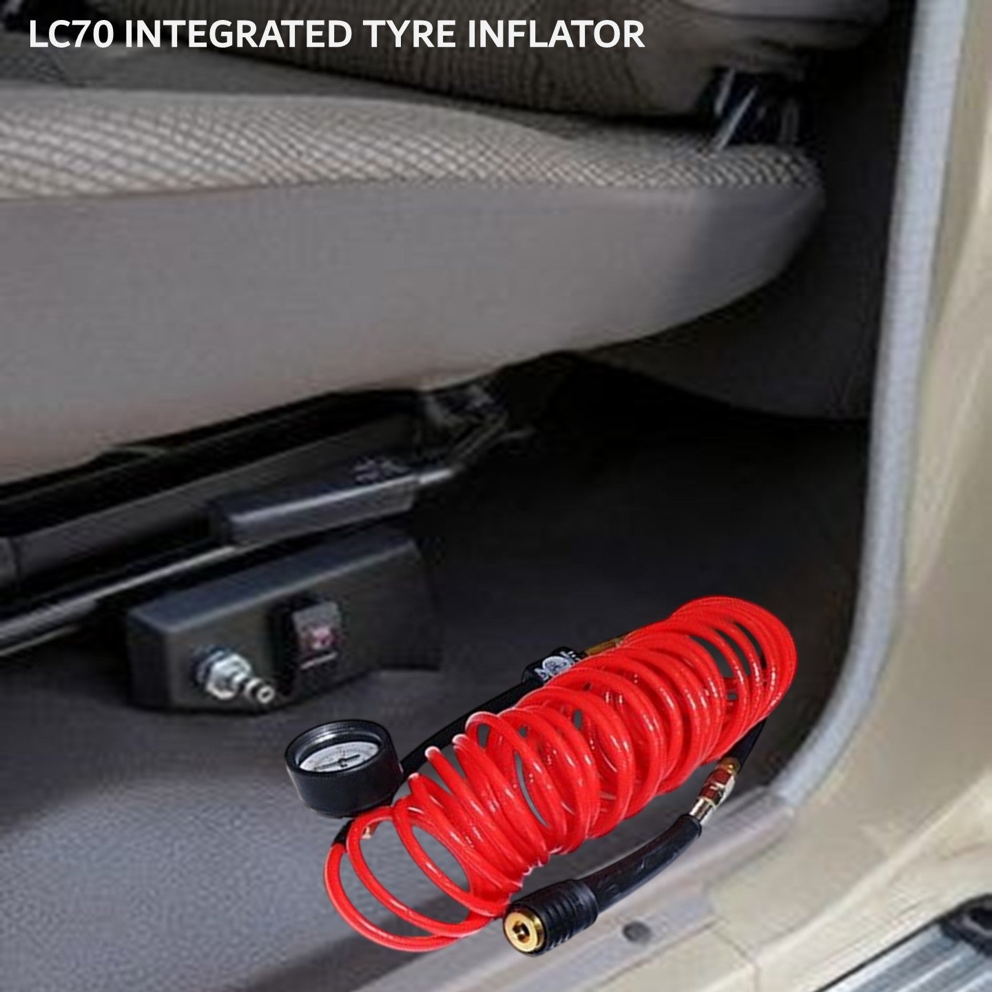 LC70 On-Board Air Compressor Tyre Inflator Pump Toyota Land Cruiser 70 Series