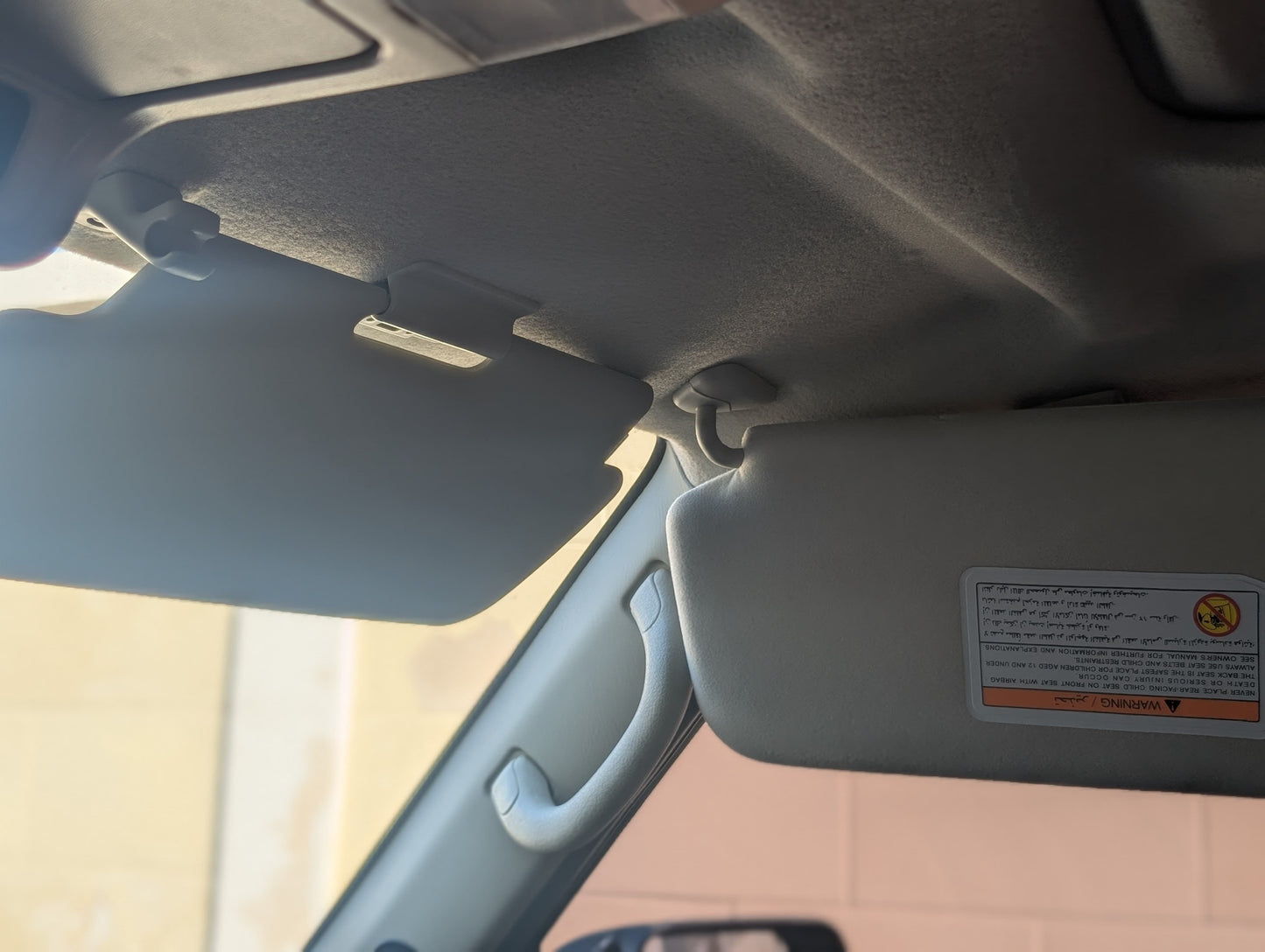 Double Sun Visor Set with Mirror and Light Nissan Patrol Y61 VTC GU