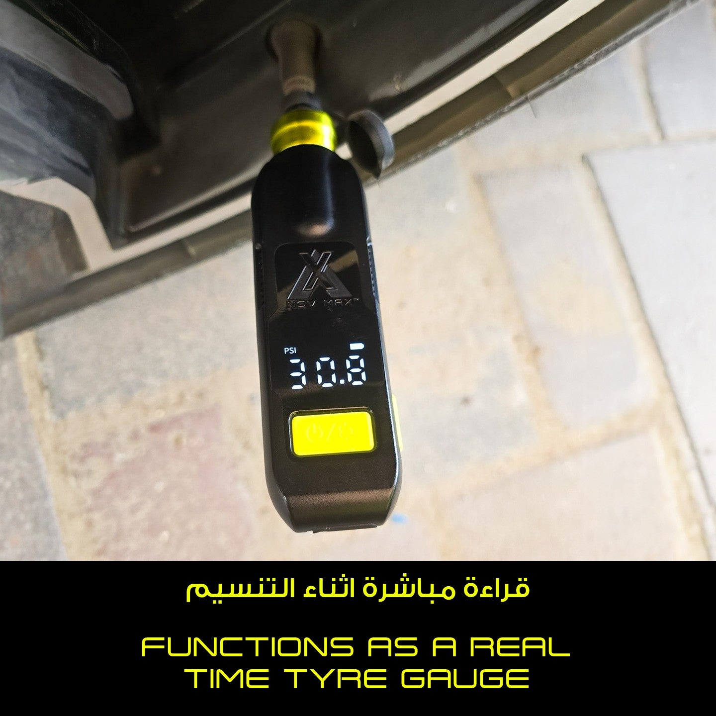 NSV MAX DIGI-DFL8 - Magnetic Quick-Connect Tyre Deflation Adapter