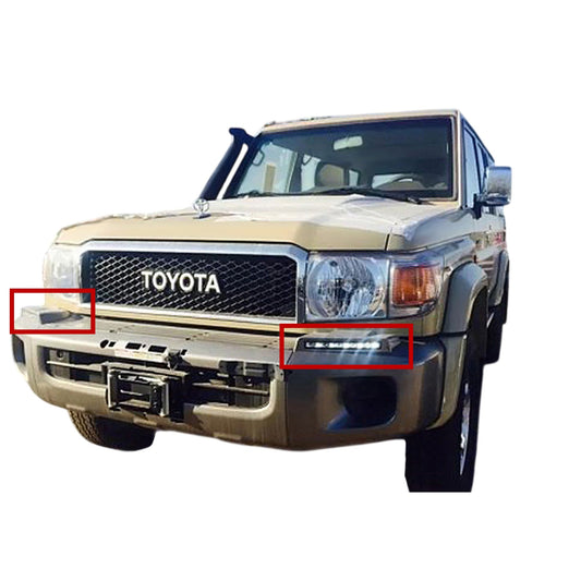 Front LED DRL Lights - Toyota Land Cruiser LC70 Series
