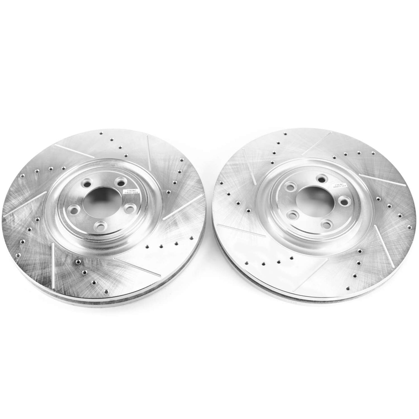 Front Drilled and Slotted Brake Disc Rotors by PowerStop Evolution EBR1089XPR