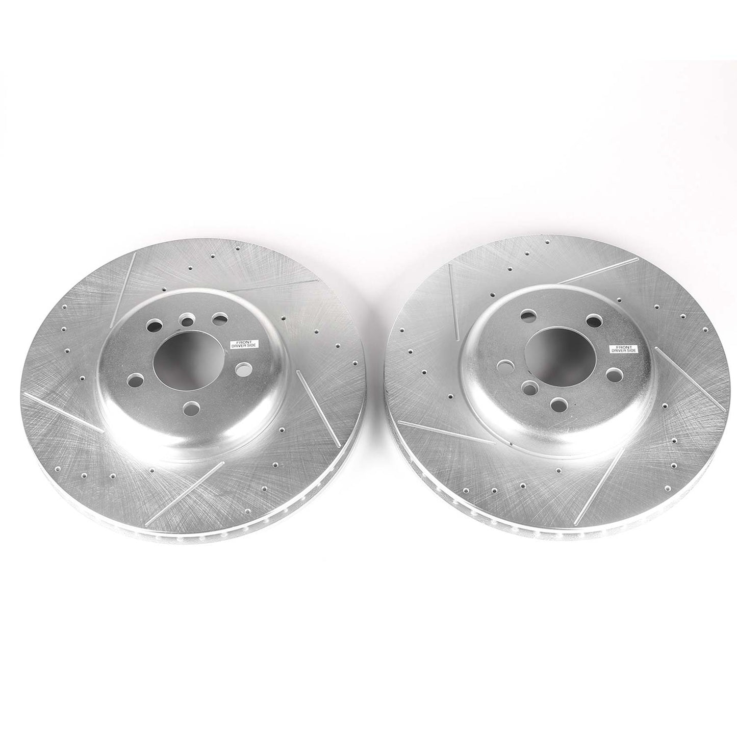 Front Drilled and Slotted Brake Disc Rotors by PowerStop Evolution EBR1219-EBR1220