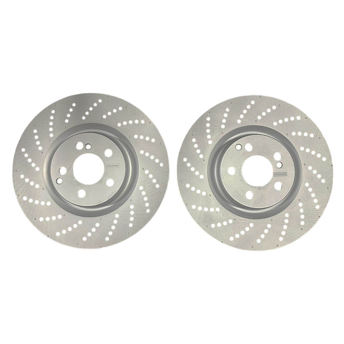 Front 360x36mm Drilled Brake Rotors PowerStop Evolution EBR1446XPR