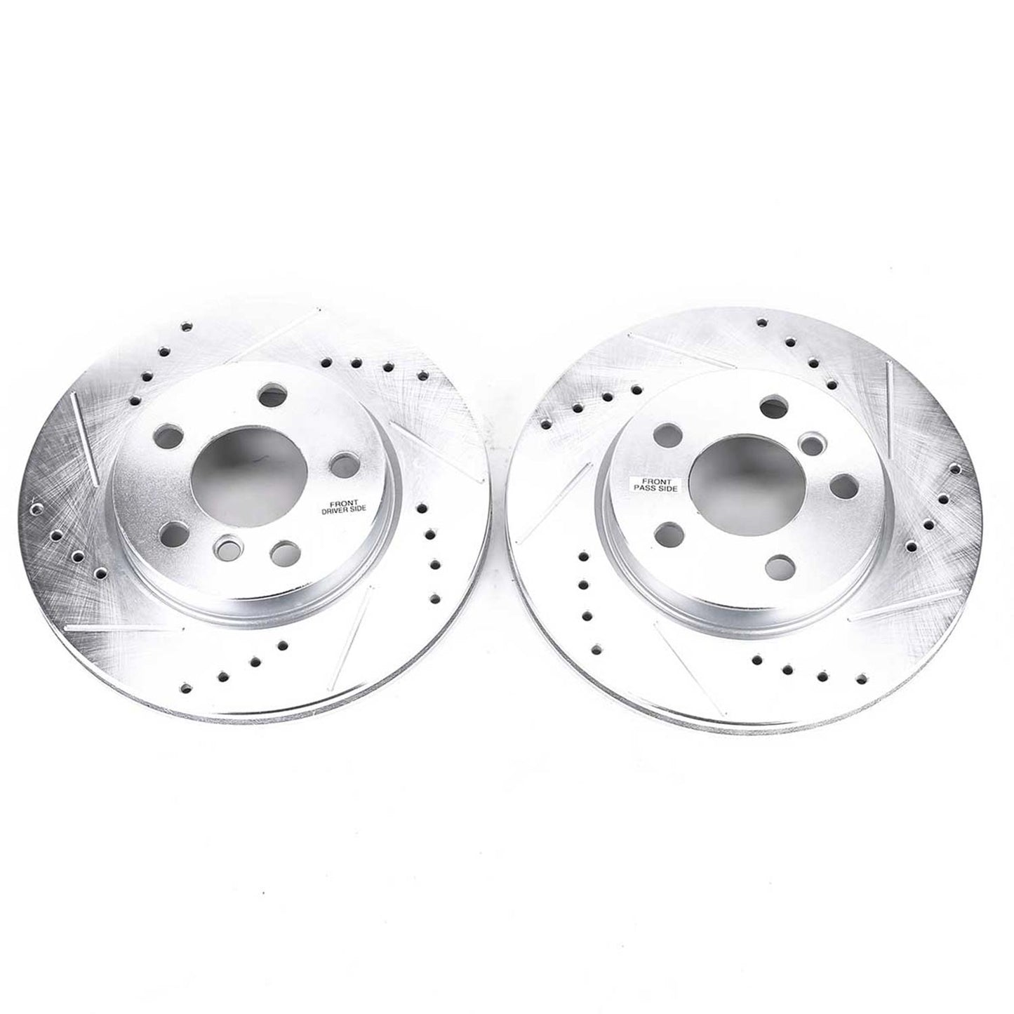 Front Drilled and Slotted Brake Disc Rotors by PowerStop Evolution EBR1646XPR