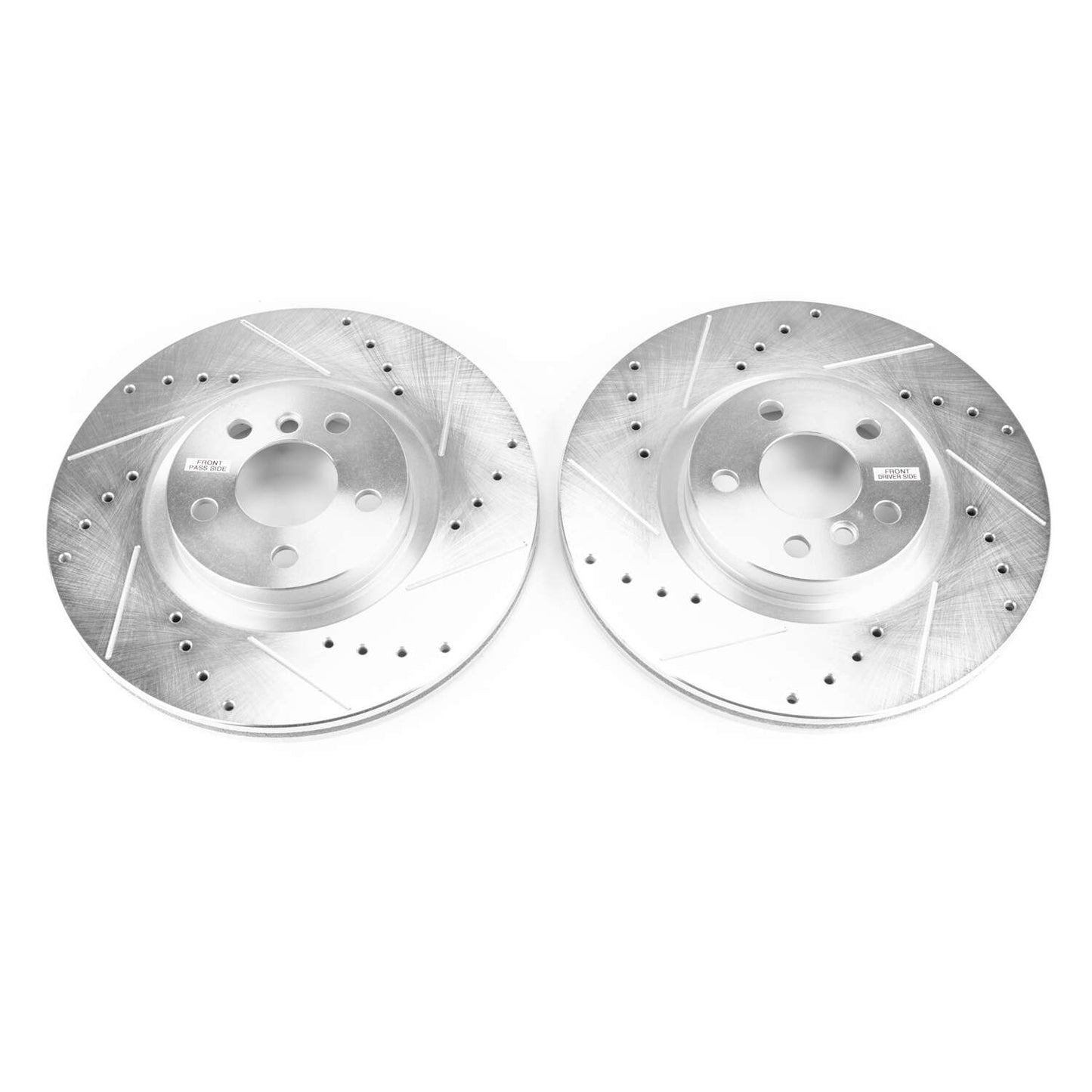 Front Drilled and Slotted Brake Disc Rotors by PowerStop Evolution EBR1656XPR