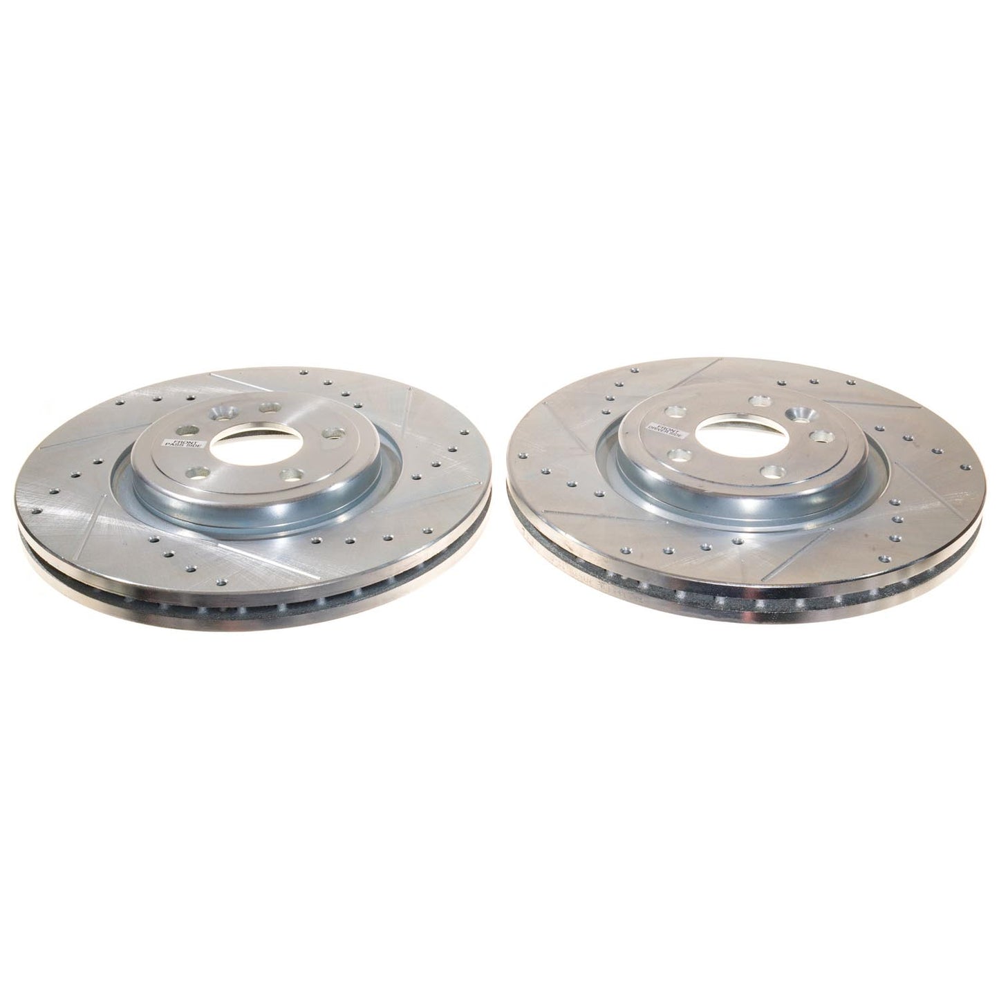 Front Drilled and Slotted Brake Disc Rotors by PowerStop Evolution EBR1684XPR