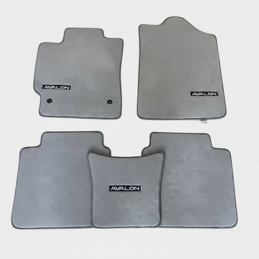 Toyota Avalon 2005-2012 Luxury Grey Floor Mats with Logo