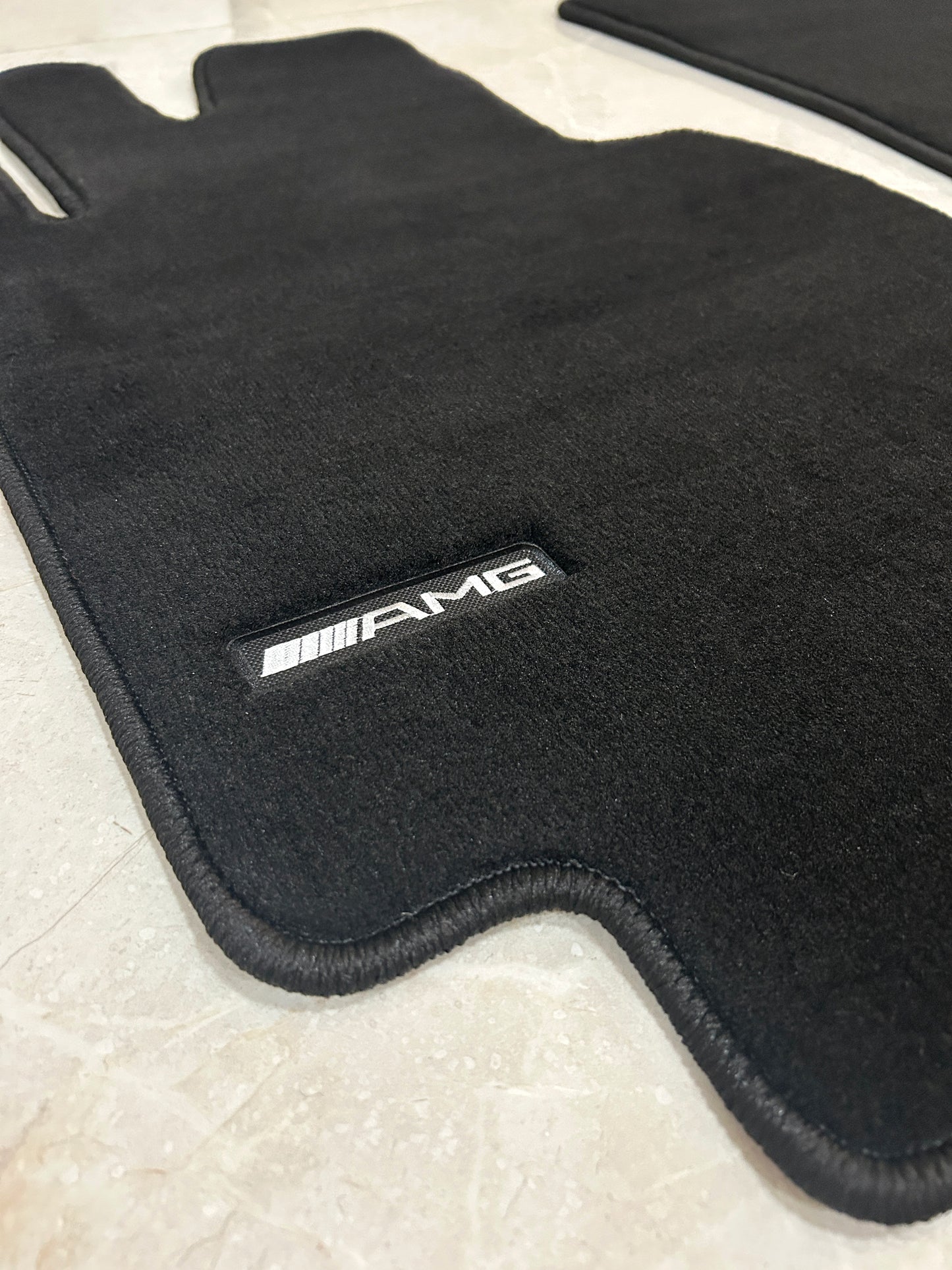 Mercedes G Class 2002-2018 Luxury Black Floor Mats with AMG Logo