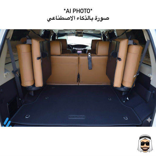 Nissan Patrol Y61 GU Black Trunk Floor Mat with PATROL Logo