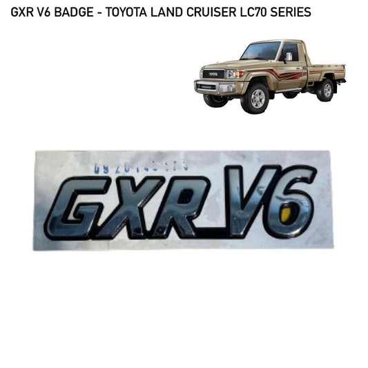 GXR Emblem Badge - Toyota Land Cruiser LC70