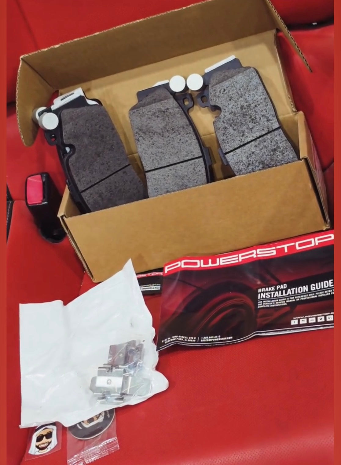 Front Carbon Fiber Ceramic Brake Pads PowerStop NextGen NXE-1648