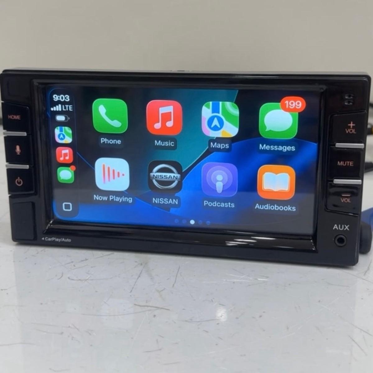 Super Safari Front Screen with Apple CarPlay Nissan Patrol Y61 VTC GU (2021 model) and Y62