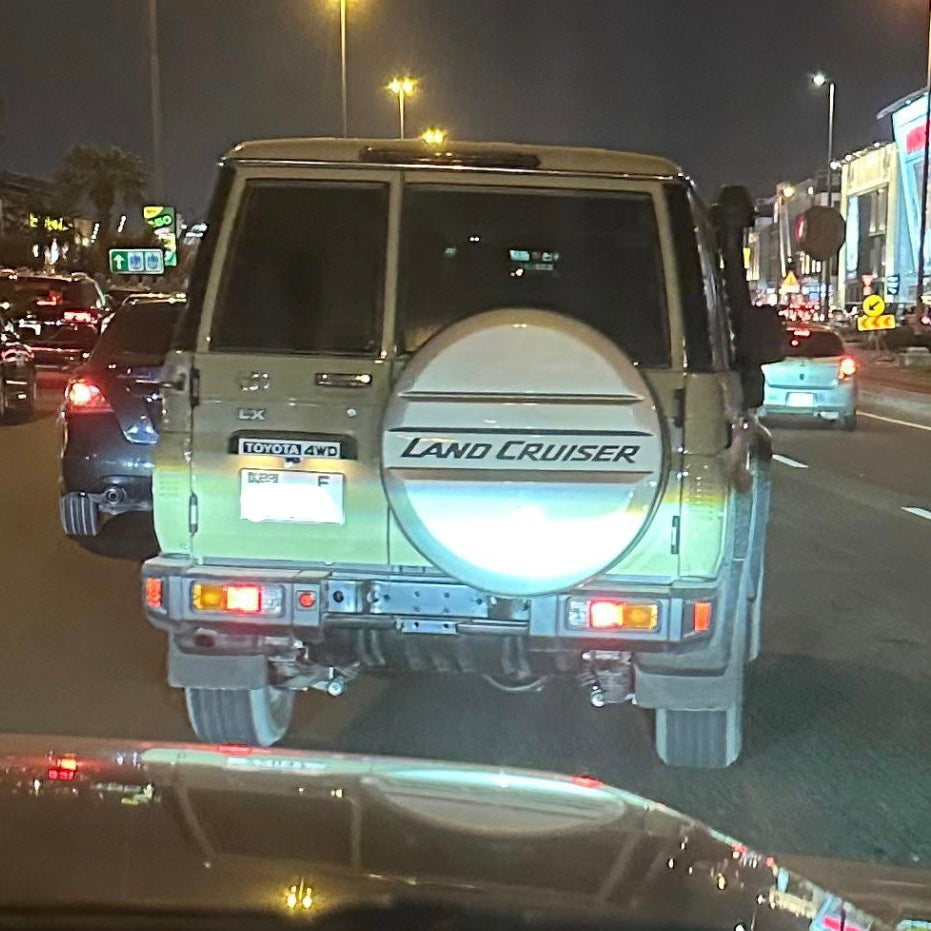 Spare Wheel Cover - Toyota Land Cruiser LC70 LC79 (Alloy Wheels)