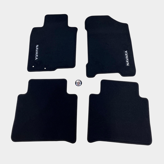 Nissan Navara 2016-2025 OEM Floor Mats with Logo