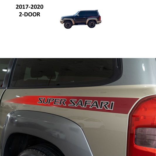 Super Safari SWB 2017-2020 Side Stripe Stickers - Nissan Patrol Y61 VTC GU