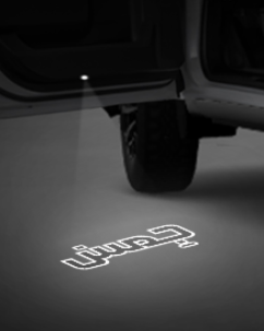 Jims Edition Wireless Courtesy Logo Light - GMC Sierra