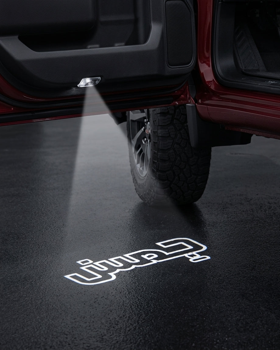 Jims Edition Wireless Courtesy Logo Light - GMC Sierra