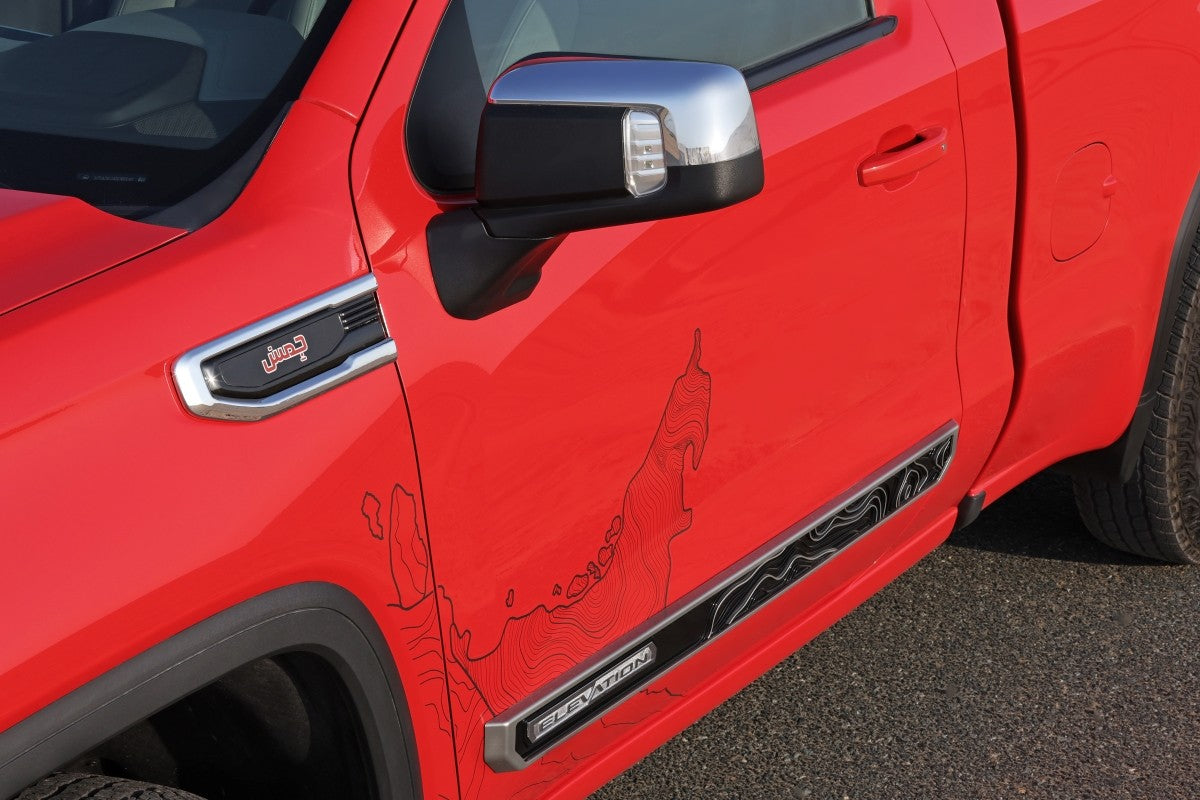 Jims Edition Chrome Fender Garnish - GMC Sierra