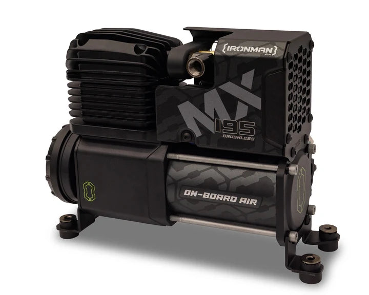 Ironman 4x4 MX195 Heavy Duty 12V On-Board Brushless Air Compressor (195L/Min)