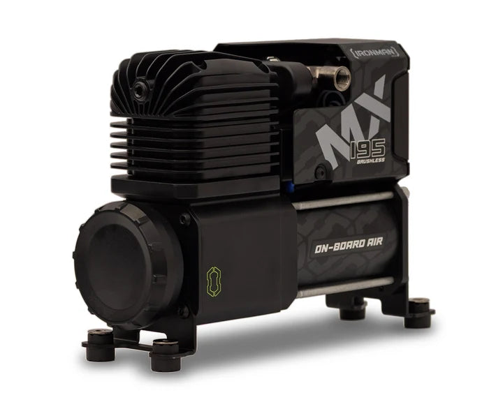 Ironman 4x4 MX195 Heavy Duty 12V On-Board Brushless Air Compressor (195L/Min)