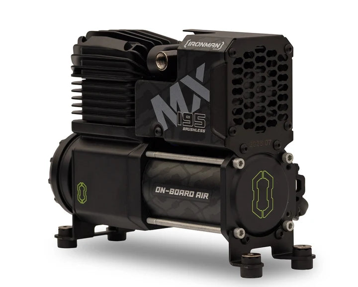 Ironman 4x4 MX195 Heavy Duty 12V On-Board Brushless Air Compressor (195L/Min)